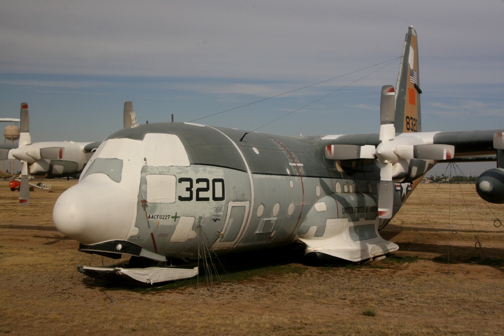C-130 Hercules on skis