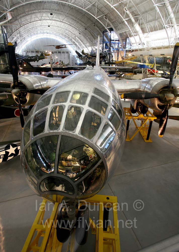 B-29 Enola Gay front view