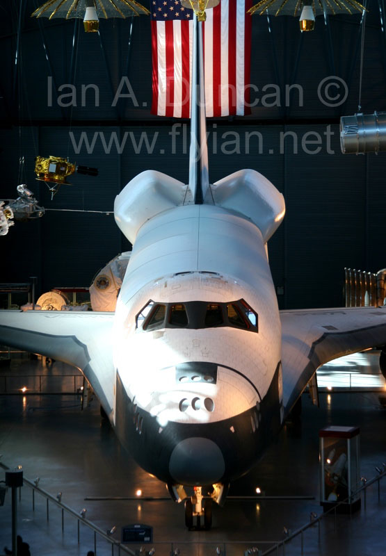 Space Shuttle Enterprise at the UdvarHazy Center NASM Annex at