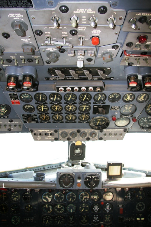 VC-118 cockpit overhead panel