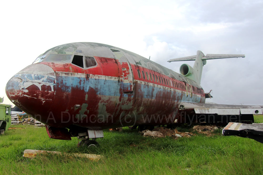 727 quarter front view