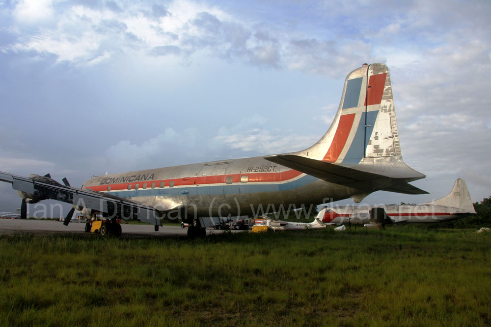 DC-6 quarter rear view