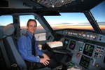 Dan in 320 cockpit
