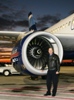 Ken in front of 320 engine