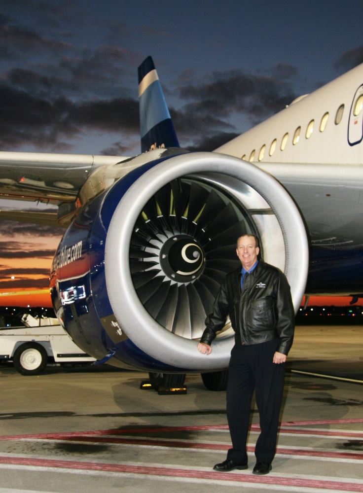 Ken in front of 320 engine