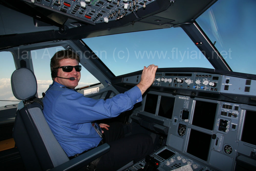 Rod in A-320 cockpit