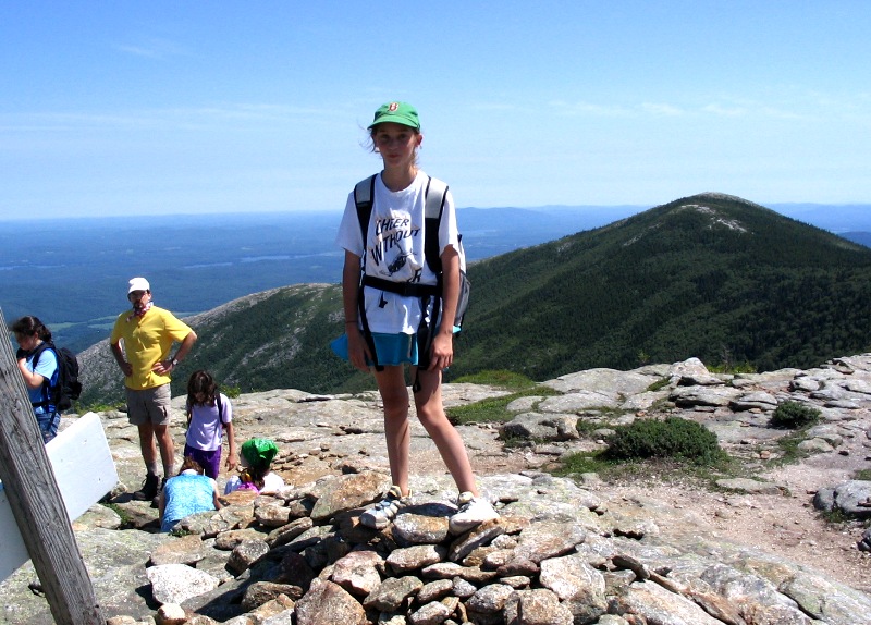 Amanda atop North Baldface