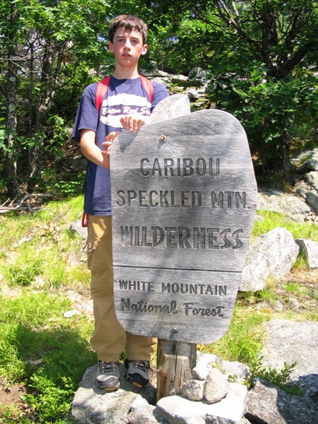 Jay and Speckled mountain sign