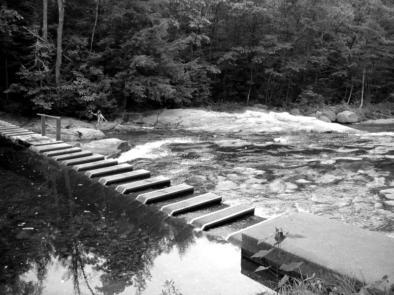 The Cold river and dam