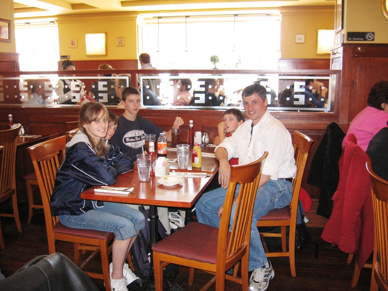 lunch at the Stage Door Deli