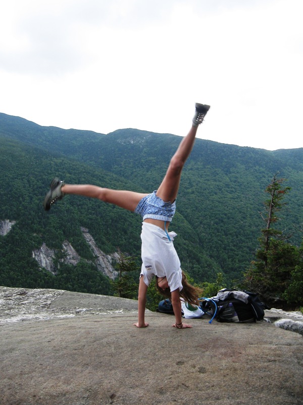 Manda cartwheeling