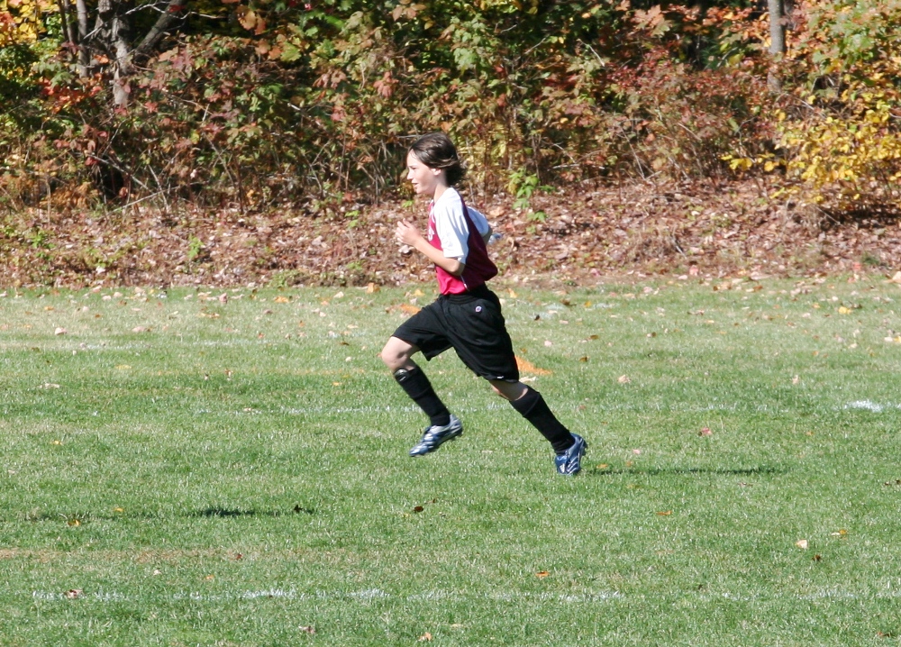 Josh sprinting