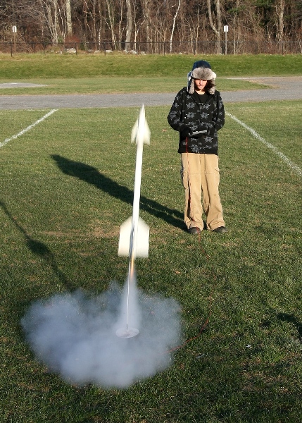 Josh launching sidewinder