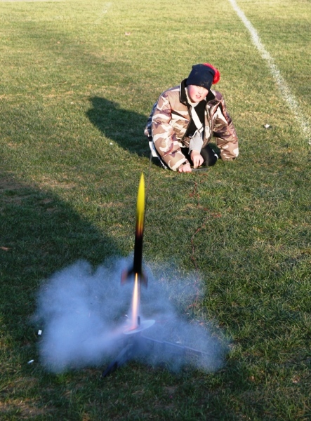 Scott launchng the Bandit