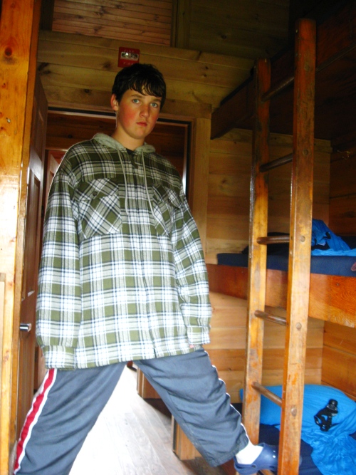 Scott on bunks