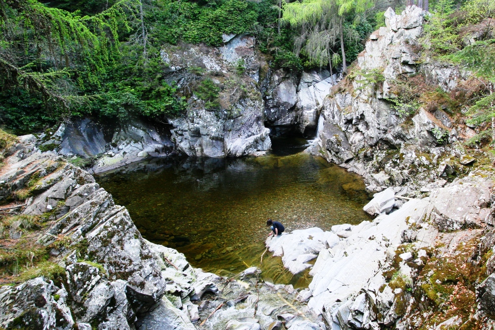 Josh at lower pool