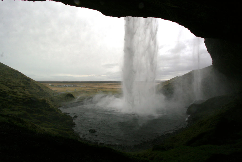 Behind falls