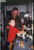 Josh & Grandfather baking