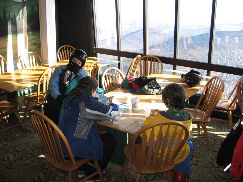 hot chocolate on top