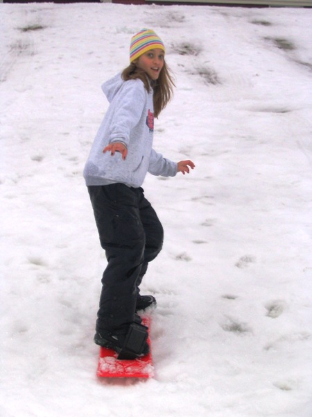 Amanda Snowboarding
