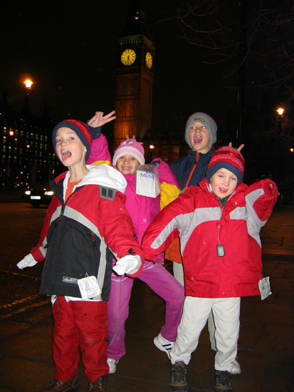 Kids and Big Ben