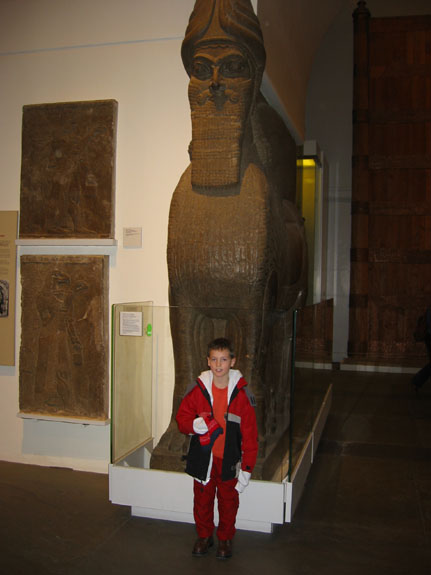 Josh & Assyrian Lion