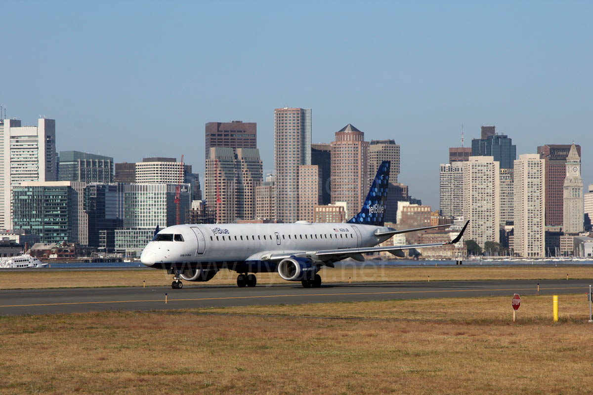 190 and Boston skyline