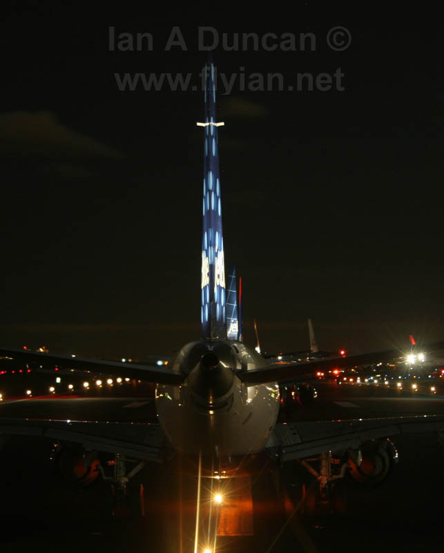 190 tail at night