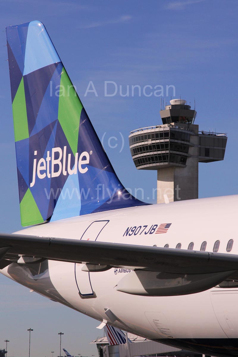 907 tail t & JFK tower