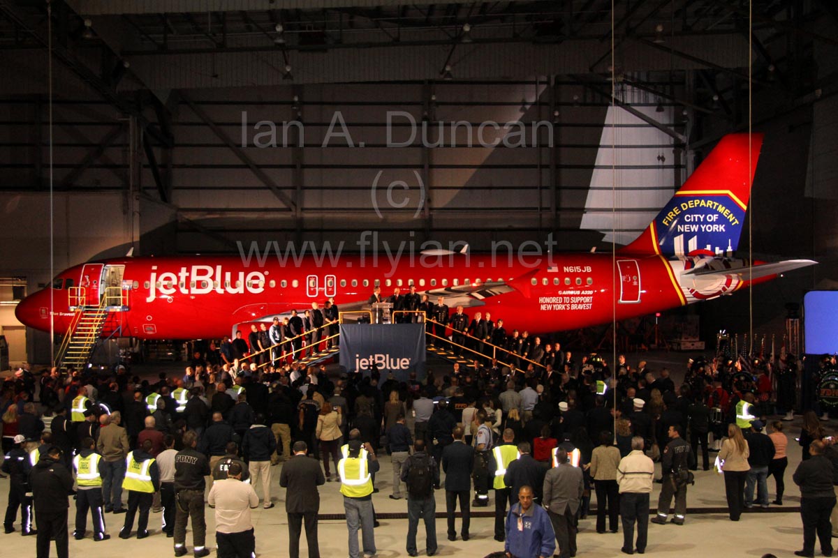 FDNY at hanger rollout side