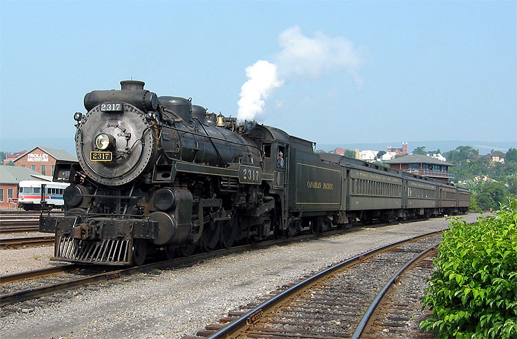 CP 4-6-2 pulling passenger train