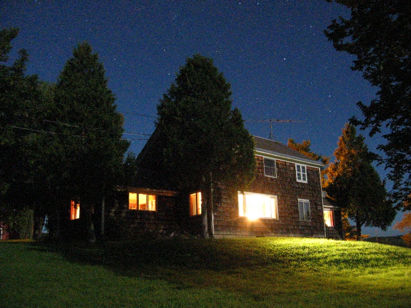 Trinity at night