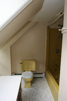 upstairs bathroom toilet