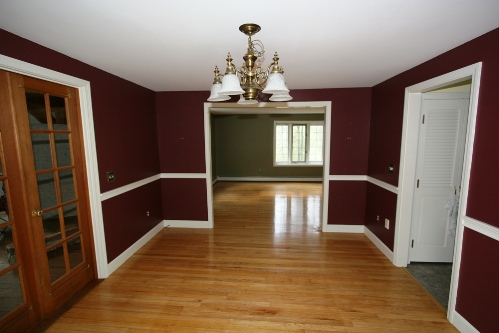 Dining room looking towards living room
