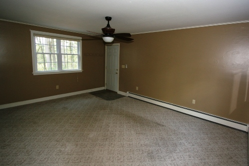 Family room looking back towards garage