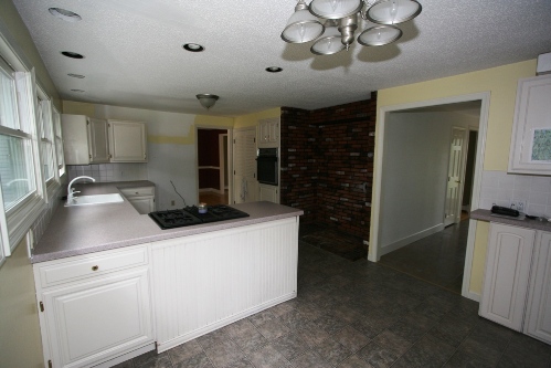 Kitchen looking towards dining room