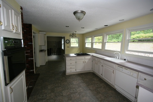 kitchen looking back towards family room