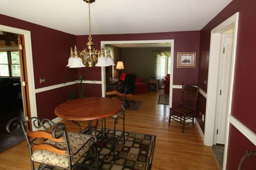Dining room looking towards living room