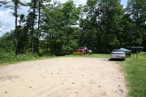 Driveway parking area