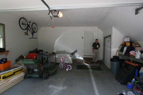Garage looking in