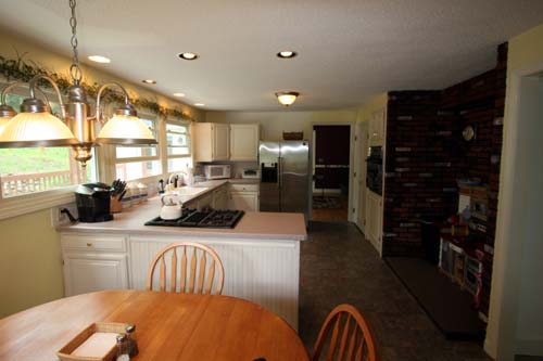 Kitchen looking towards dining room